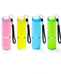4 Pack Mini LED Flashlights With Straps, Aluminum Pocket Lights That Glow In The Dark, Water Resistant And Ultra Lightweight
