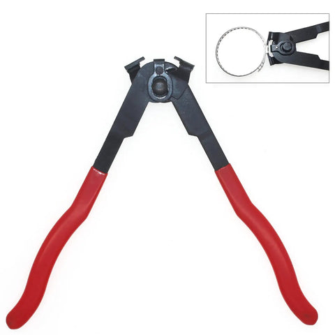 22 Piece CV Boot Clamp Pliers Kit Universal Fit For Cars UTVs And ATVs Pro Grade DIY Friendly tool with red handles and clamp detail