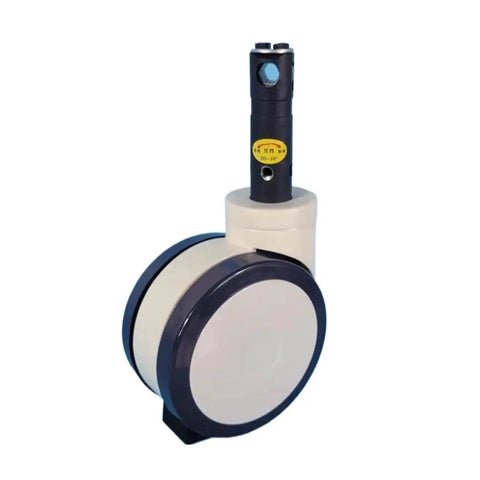 Smooth As Butter 5 Inch Medical Caster Wheel With Heavy Duty Locking Brake And Free 360 Swivel Design For Hospital Carts Warehouse Racks And Storage Units