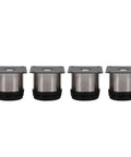 Stainless Steel Sofa Feet 4 Pack Heavy Duty Height Furniture Legs for Sofas Cabinets Desks and Dressers 300kg Load Capacity