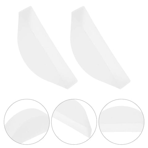 Pro Grade Protective Corner Guards For Picture Frames And Glass Tables with durable plastic edge protectors in white color.