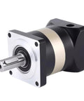 High Torque Planetary Gearbox Reducer With 100 To 1 Gear Ratio for 80mm Servo Motor, showing 19mm input shaft and 20mm output shaft.