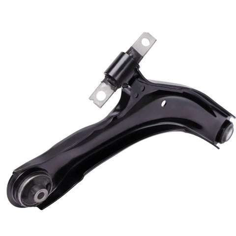 Nissan Rogue Front Lower Control Arms With Ball Joints Pair For 2008 Through 2013 2.5L SUV Heavy Duty Replacement Parts Built To Last Direct Fit On Driver And Passenger Sides Restore Steering Precision, black steel control arm with bushings