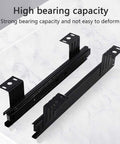 Heavy Duty Keyboard Drawer Slides 10 Or 12 Inch, Three Section Full Extension, Ball Bearing Quiet Runners, 100Lb Capacity, Two Pack