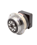Boss Level Durability Heavy Duty Planetary Helical Gear Reducer Featuring Circular Flange Output, smooth gearbox for servo motor integration.