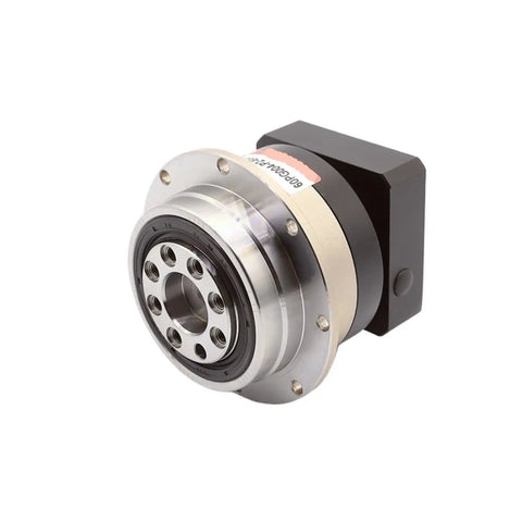 Boss Level Durability Heavy Duty Planetary Helical Gear Reducer Featuring Circular Flange Output, smooth gearbox for servo motor integration.