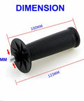 10mm Threaded Auxiliary Side Handle For Angle Grinders Fits 100 Models And Most Brands Non OEM Black Durable Plastic And Metal Grip With Non Slip Comfort