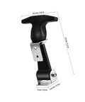 Stainless Steel T Handle Latches With Rubber Grip, Heavy Duty Tool Box And Truck Hood Latch, dimensions visible