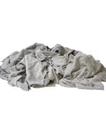 Bulk Recycled Gray T Shirt Rags 50 Lb Bag Cotton Cleaning Cloths for Garage Paint Dust Oil Wood Multi Surface Wiping