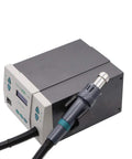 900W Hot Air Rework Station with Three Free Nozzles Soldering Pro Grade Desoldering Tool for iPhone Repairs side view