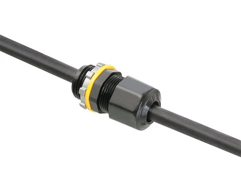 Half Inch Strain Relief Cord Connector Kit 10 Pack With No Fuss Gripping Finger Grommet for easy grip and liquid tight seal on cable install