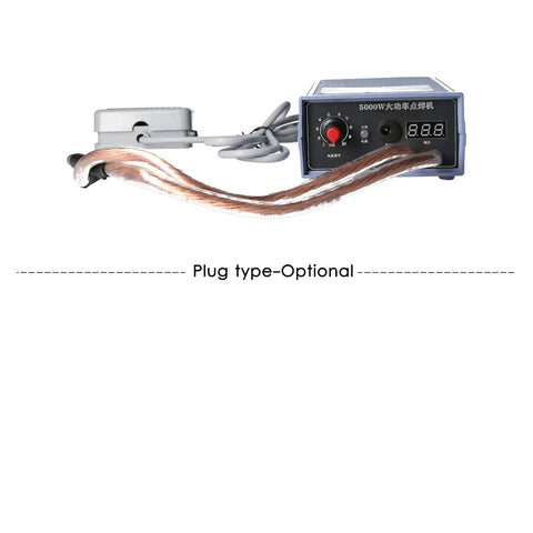 Beast 5000W Portable Spot Welder for 18650 Battery Packs adjustable settings and foot pedal
