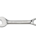 13Mm 12-Point Shorty Combo Wrench with Chrome Finish for Corrosion Resistance, Quick Engagement Box End, 15-Degree Knuckle Clearance, Large Markings