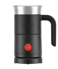 Electric Milk Frother With Handle That Delivers Barista Quality Foam From 3 To 10 Ounces In A Stainless Steel Nonstick Cup
