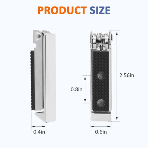 Heavy Duty Stainless Steel RV Compartment Door Latch 3 Pack Built Tough Secure Baggage Door Catch And Holder with dimensions