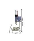 Compact Mini Desktop Drill Press For Home Workshop. Sturdy Base Portable Frame Precision Boring Tool. 22 cm tall.