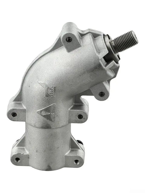 Beefy Gearbox Assembly for 4-Cycle String Trimmer - Replacement Part 753-08122, metal construction, angled view, durable part.