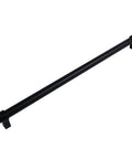 Flat Black Cabinet Bar Pull Center-To-Center 12-5/8 Inch Solid Steel Handle With 14-1/8 Inch Overall Length and 9/16 Inch Bar Diameter