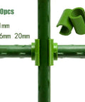 50 Pcs Garden Frame Rod Connector Clips For Plant Trellis And Greenhouse Film Brackets Climbing Pergola Supports 11mm 16mm 20mm