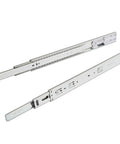 Six Pairs Of 14 Inch Three Fold Side Mount Ball Bearing Drawer Slides With Soft Close And Full Extension, 100 Lb Capacity, Screws Included, Zinc Plated Steel For A Quiet, Smooth Glide In Kitchen Or Office Cabinets