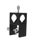 Outdoor Torch Holder Clamp For Deck And Garden String Light Poles Tiki Torch Mount No Fuss Install Bracket, durable steel clamp