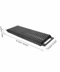 Anti Static Bar Rack With 25 Slot PCB Tray ESD Safe Circulation Shelf For Circuit Boards And Electronics Storage with dimensions