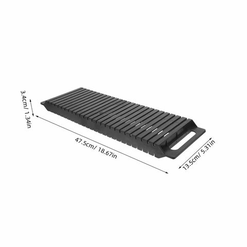 Anti Static Bar Rack With 25 Slot PCB Tray ESD Safe Circulation Shelf For Circuit Boards And Electronics Storage with dimensions