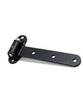 Two Piece Heavy Duty Gate Hinges Set For Wooden Fences And Barn Gates Built Tough 180 Degree Swing Supports Up To 900 Lbs Per Pair Durable Hardware For Yard Gates black steel hinge