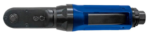 Sealed Flat Head Mini Ratchet Drive One Hand Reverse Lever One Quarter Inch Black And Blue Built To Last With Dust Proof Sealed Mechanism