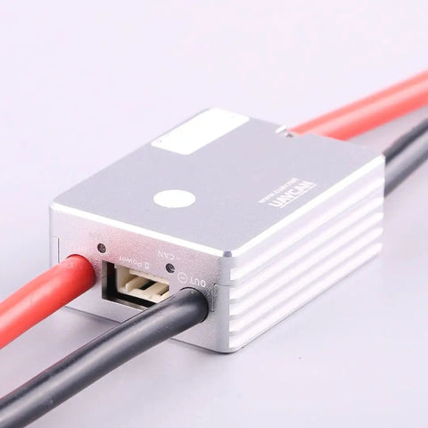 UAVCAN Digital Voltage and Current Sensor for ArduPilot and PX4 Open Source Drone Rigs, Plug and Play Power Monitor with cables connected