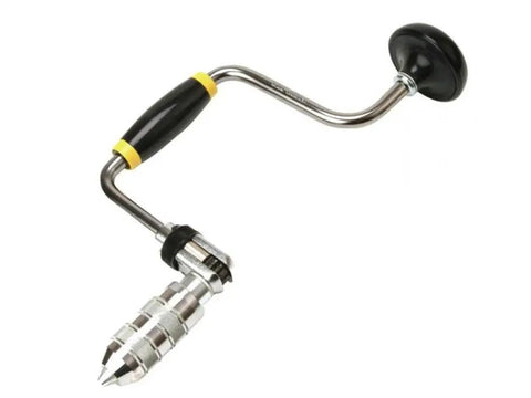 10 Inch Bit Brace with 12 Point 3-Way Ratchet Ball Bearing Head Chrome Plated Construction 250mm Length