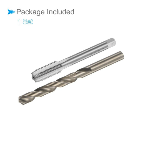 Tap And Drill Bit Set M11 X 1.5 Right Hand Thread 9.5mm Drill Diameter For Threading And Repairing Metric Machine Screw Tap And Twist Drill Bit Tool Kit 1 Set, includes one metal tap and drill bit.