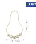 Gold Iron Shower Curtain Hooks 15 Piece Beads Curtain Rings Glide Rollers For Bathroom Decor size specifications