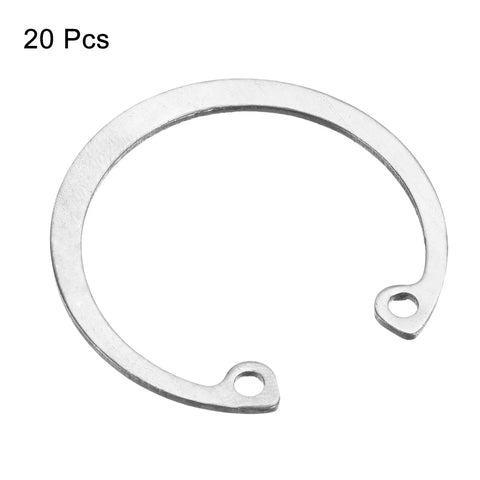 20 Piece Premium 304 Stainless Steel Internal Retaining Ring Circlips Heavy Duty workhorse snap ring, 45.5mm diameter, solid build.