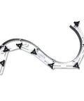 Heavy Duty Flex Curve Ruler 37 Inch Pro Steel Profiling Strip for smooth contour tracing with adjustable locking knobs.