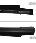 Trailer Tow Mirror Cover Cap Front Arm Right Passenger Side Replacement For Dodge RAM 2014-2019 black plastic both sides view