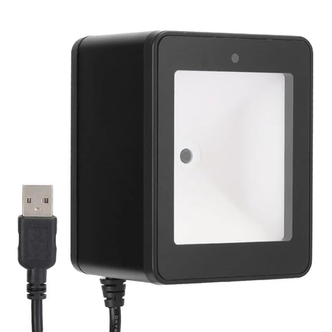 Hands Free 2D Barcode Scanner With Omnidirectional 360 Degree Reading USB Desktop CCD CMOS Image Processing Automatic Scan