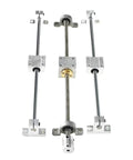 8mm T8 Lead Screw Kit With Brass Nut For 3D Printers 350mm Length Stainless Steel Lead Screw Set For Stepper Motors CNC And DIY Projects