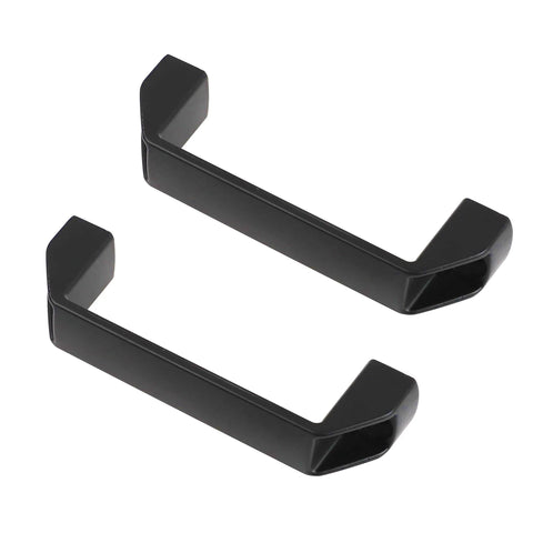 Aluminium Alloy Rectangular Pull Handle Set Of Two For 30 Series European Standard Aluminum Extrusion Profiles In Black Finish
