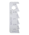 A40 USA Made Sheet Metal Scriber With Five Teeth Delivers Ten Scribing Depths, Pocket Ready Compact Tool With Hang Hole And Magnet
