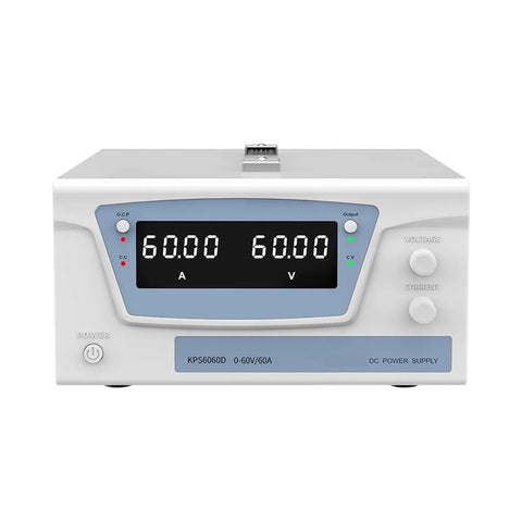 Beefy 60V 60A Adjustable DC Power Supply For Lab And Repair Shops With Stable Output 220V Input And Overcurrent And Overvoltage Protection Designed For Pro Electronics Workbenches front view