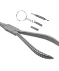 Stainless Steel Eyeglass Repair Pliers Kit With Nose Pad Tool Durable Glasses Maintenance For Quick Repairs Includes Replacement Pliers