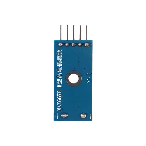 MAX6675 Thermocouple Module With K-Type Sensor For Arduino, SPI Interface, 0 To 1024 Celsius Range, 0.25 Celsius Resolution