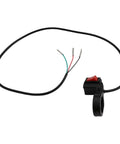 Sick 22Mm Motorcycle Handlebar Switch With Crisp 3-Speed Gear Shifter For Dirt Bikes Scooters And E-Bike Fits Standard 7/8 Inch Bars In Sleek Black Or Bold Red Colors To Lube Your Rides Smooth As Always.. black 3-speed handlebar switch with wiring and clamp for 22mm 7/8-inch bars