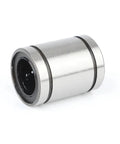 25mm Linear Ball Bearing Long Type for 3D Printers and CNC Parts High Precision Smooth Linear Motion Bearing Steel Durability Dope for DIY Projects Pro Builds and Creative Maker Setups, shown angled