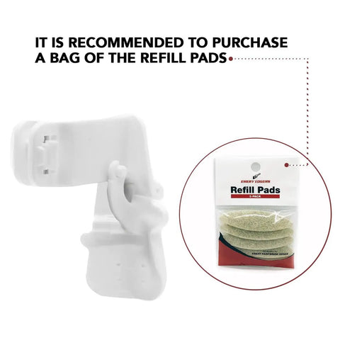 Pack Of 2 Edger Shield For Baseboards And Uneven Trim, Paintbrush Not Included, purchase refill pads shown