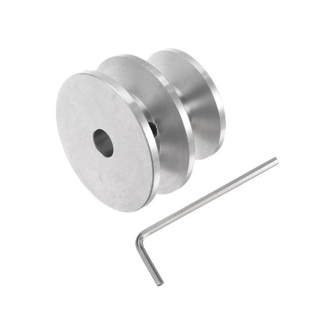 Heavy Duty Aluminum V Belt Pulley Featuring 8Mm Bore And 40Mm Outer Diameter Dual Groove Setup works great on motor shafts.