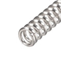 Close-up of 3mm OD Stainless Steel Compression Springs With 0.5mm Wire Size 6mm Compressed Length 10mm Free Length 4N Load Capacity 304