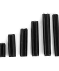 Elastic Cylindrical Pin Set With 240 Pieces Carbon Steel Hollow Positioning Pins in various lengths