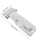 Beefy Heavy Duty Stainless Steel Hinges For Outdoor Use, Marine Grade And Weatherproof, Easy Install, Big Load Support For Truck Bins, Vehicle Gates, Dump Trailers, Ready For Harsh Environments, 9.24in stainless hinge